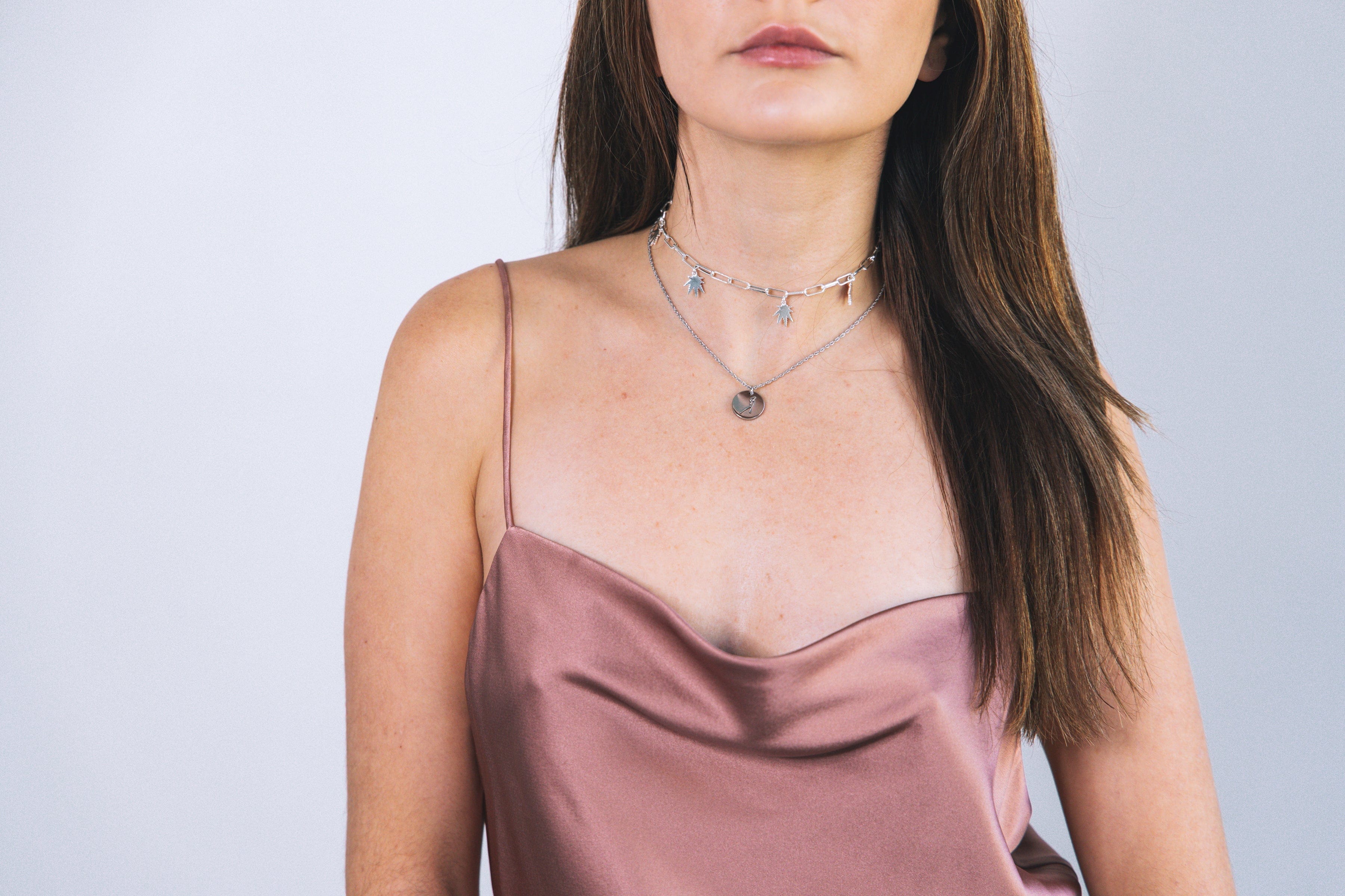 DIME NECKLACE Gold plated necklace