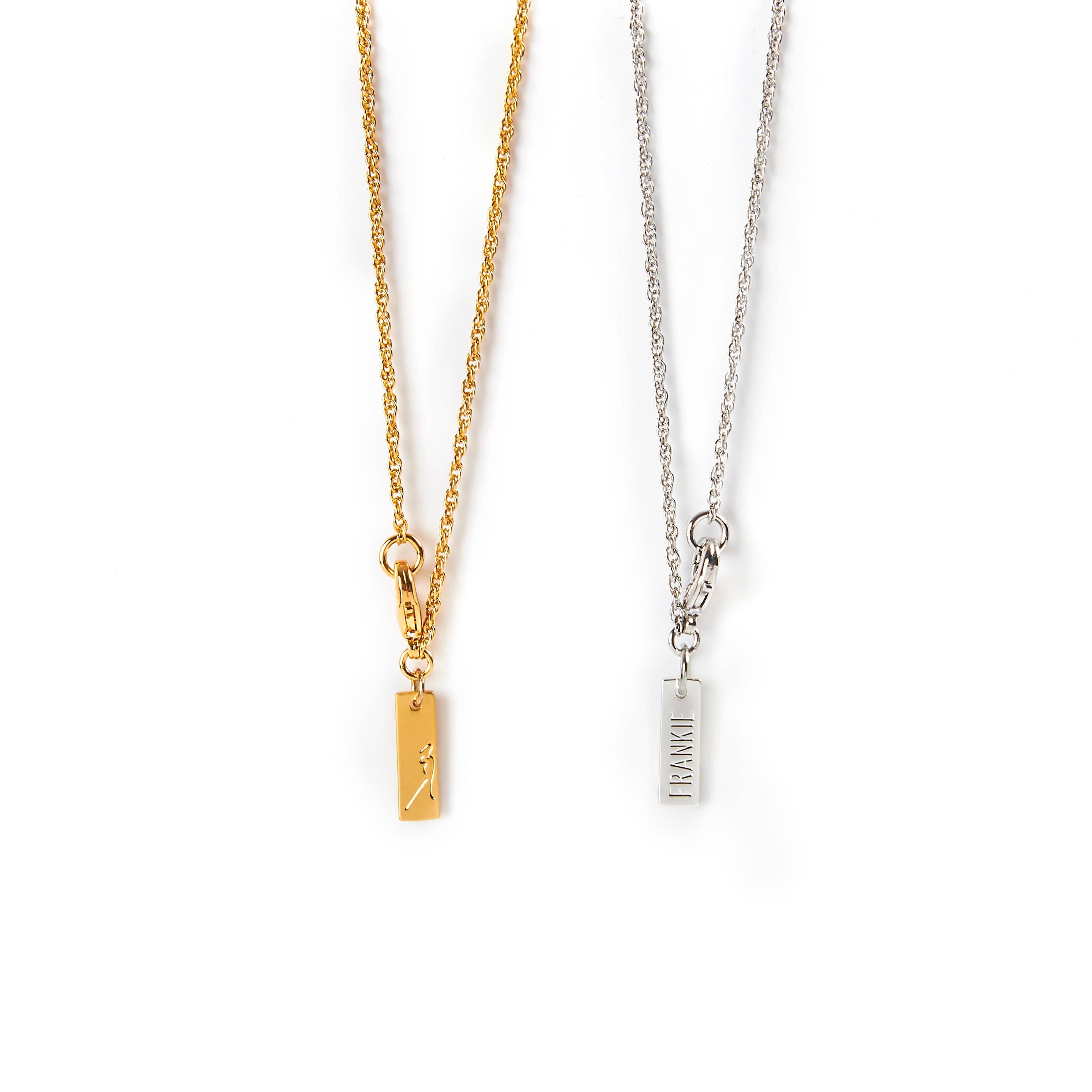 DIME NECKLACE Gold plated necklace