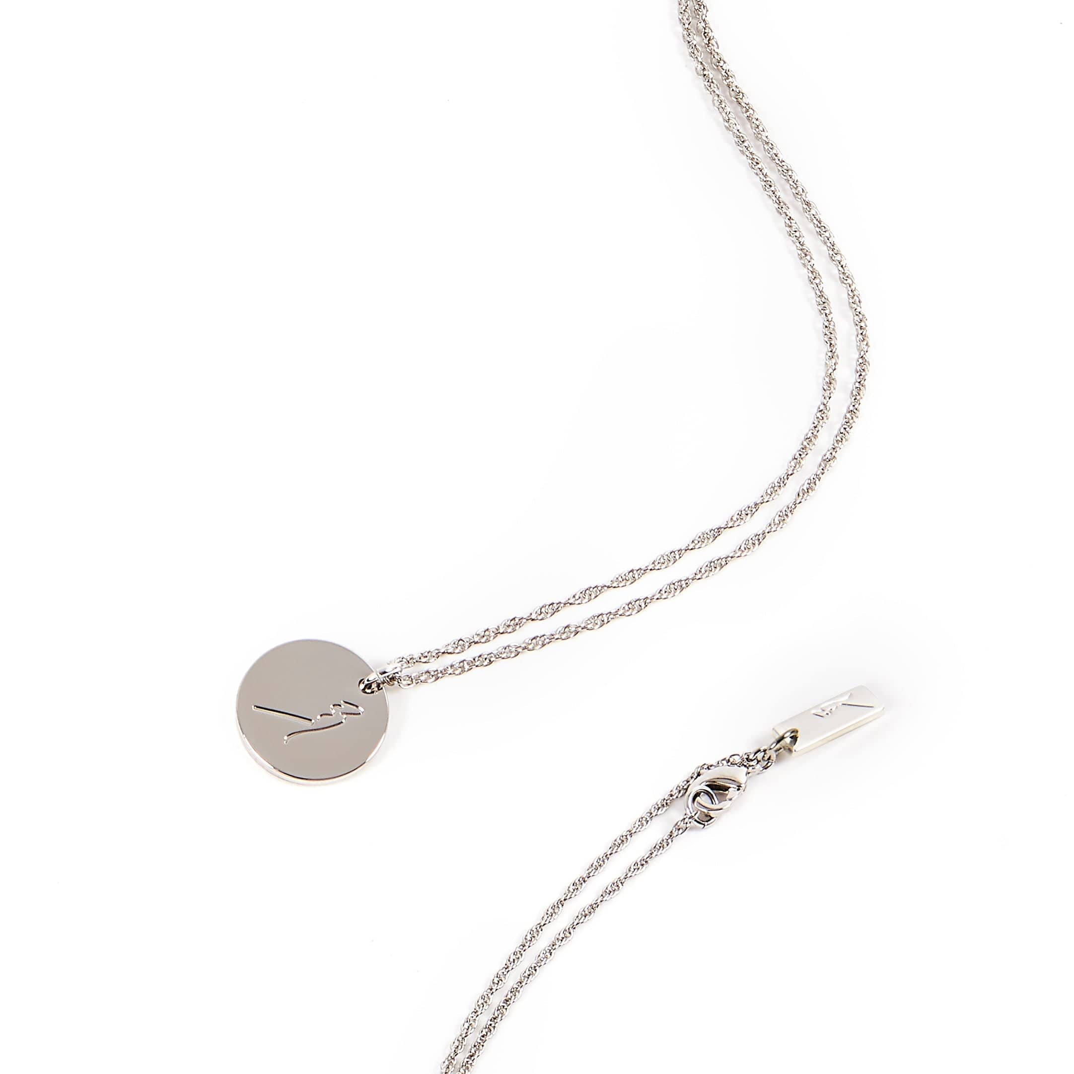 DIME NECKLACE Silver Gold plated necklace