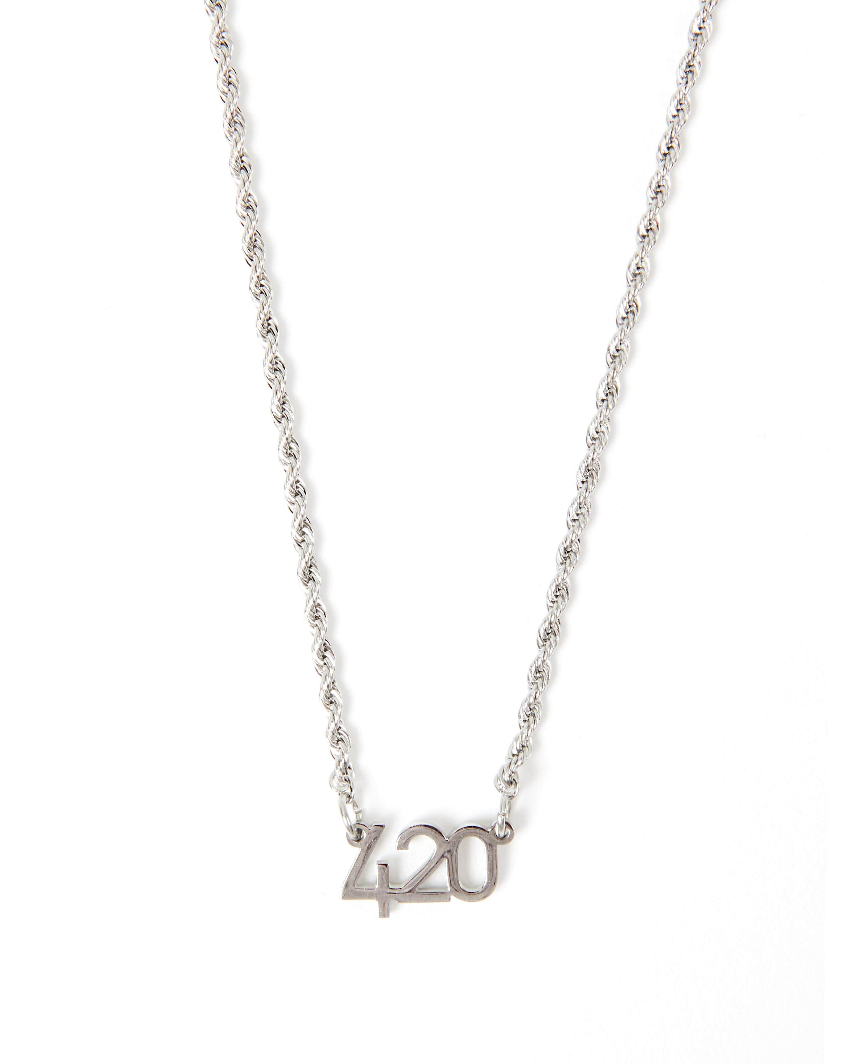 420 NECKLACE Silver