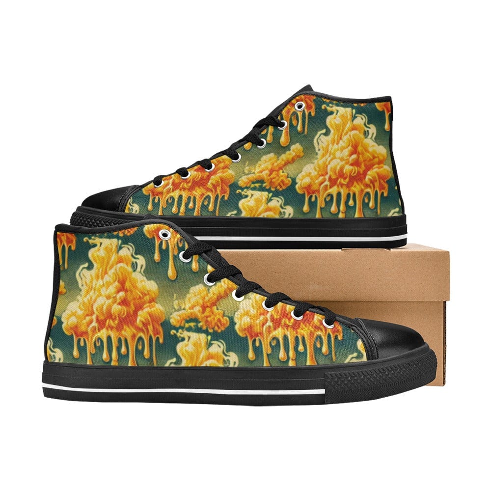 Full Melt High Top Sneakers Women's High Top Canvas Shoes (017)
