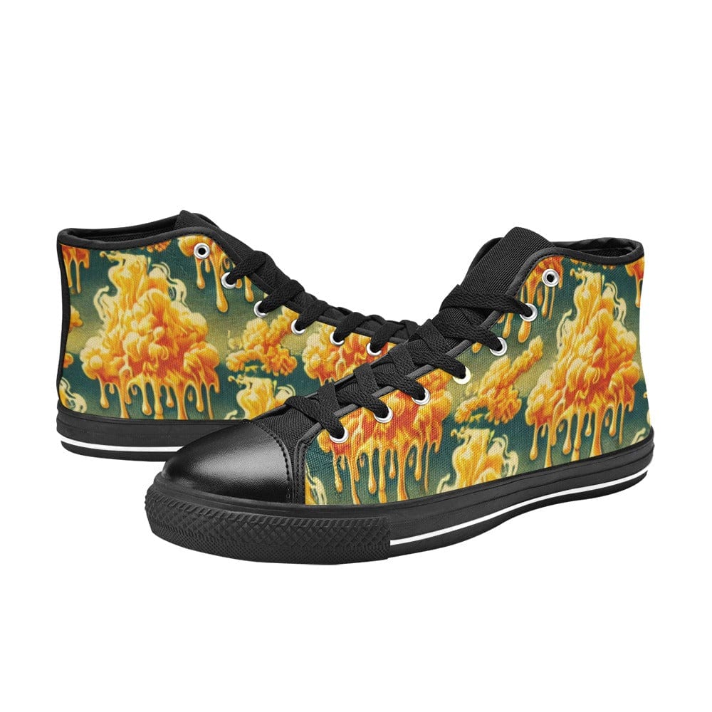 Full Melt High Top Sneakers Women's High Top Canvas Shoes (017)