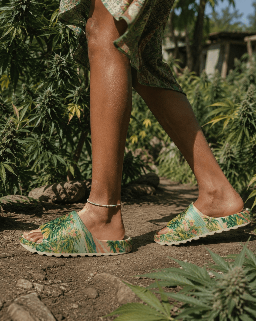 Ganja Garden Thick Slide Artsadd