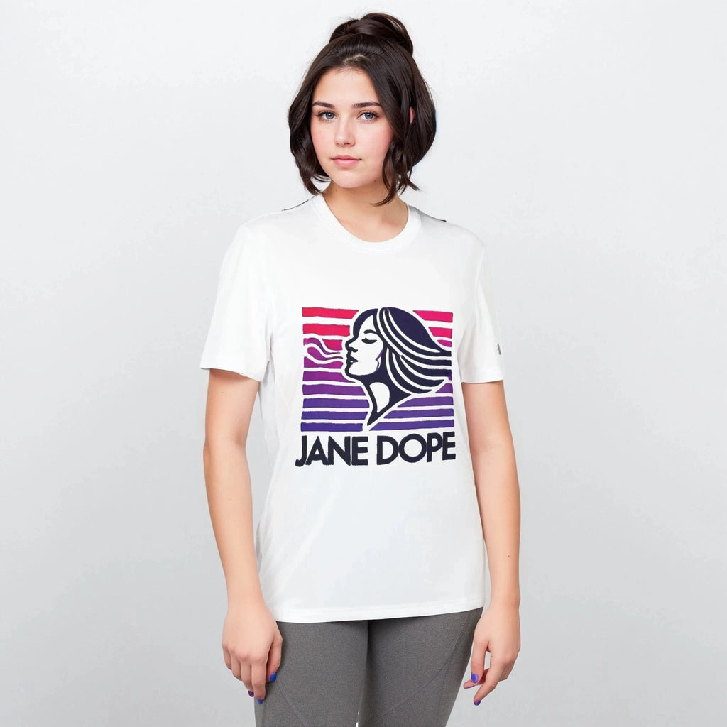 Go On Jane - Dope Sport Unisex Tee White M T-Shirt