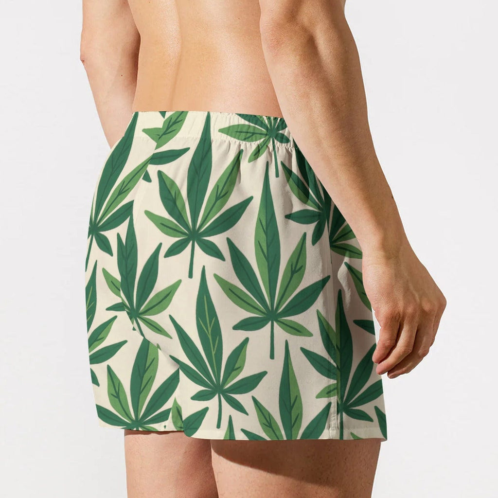 Grass Mens Boxer Briefs — flat lay back