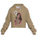 HER.B Cropped Hoodie White