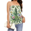 HER.B Garden tube top 2XL Women's Long Tube Top (T84)