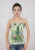 HER.B Garden tube top Women's Long Tube Top (T84)