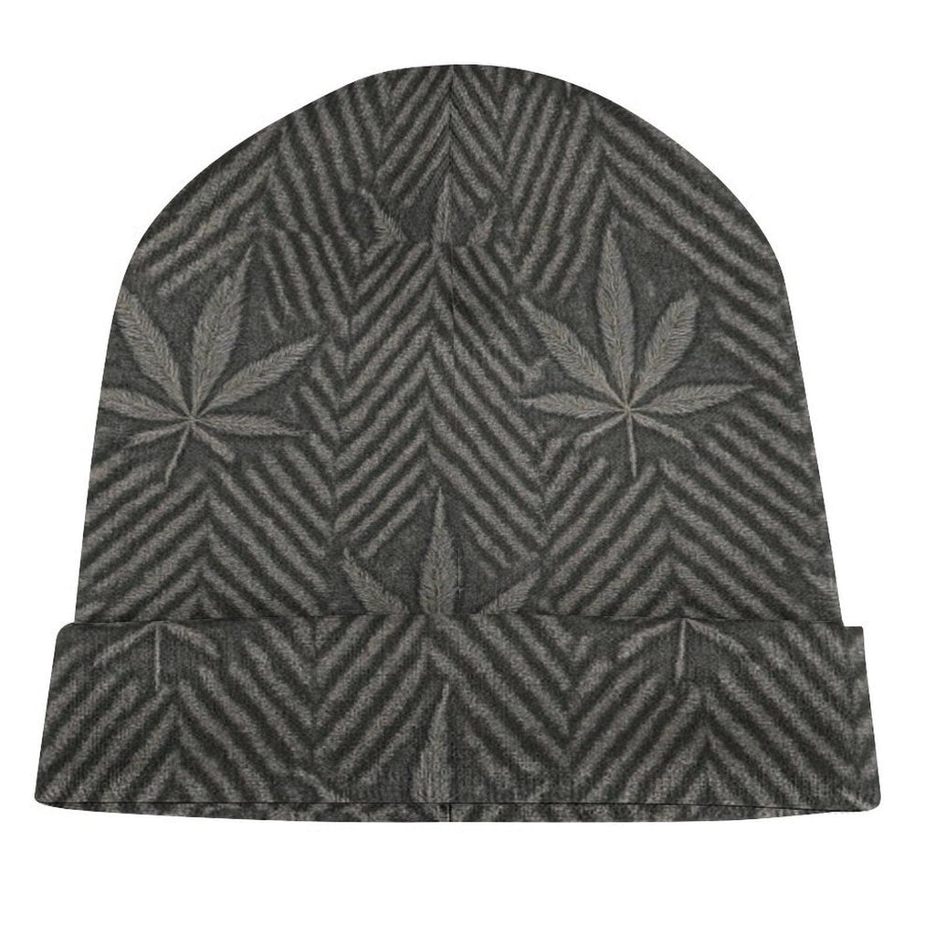 Herbingbone Beanie — side view showing fit