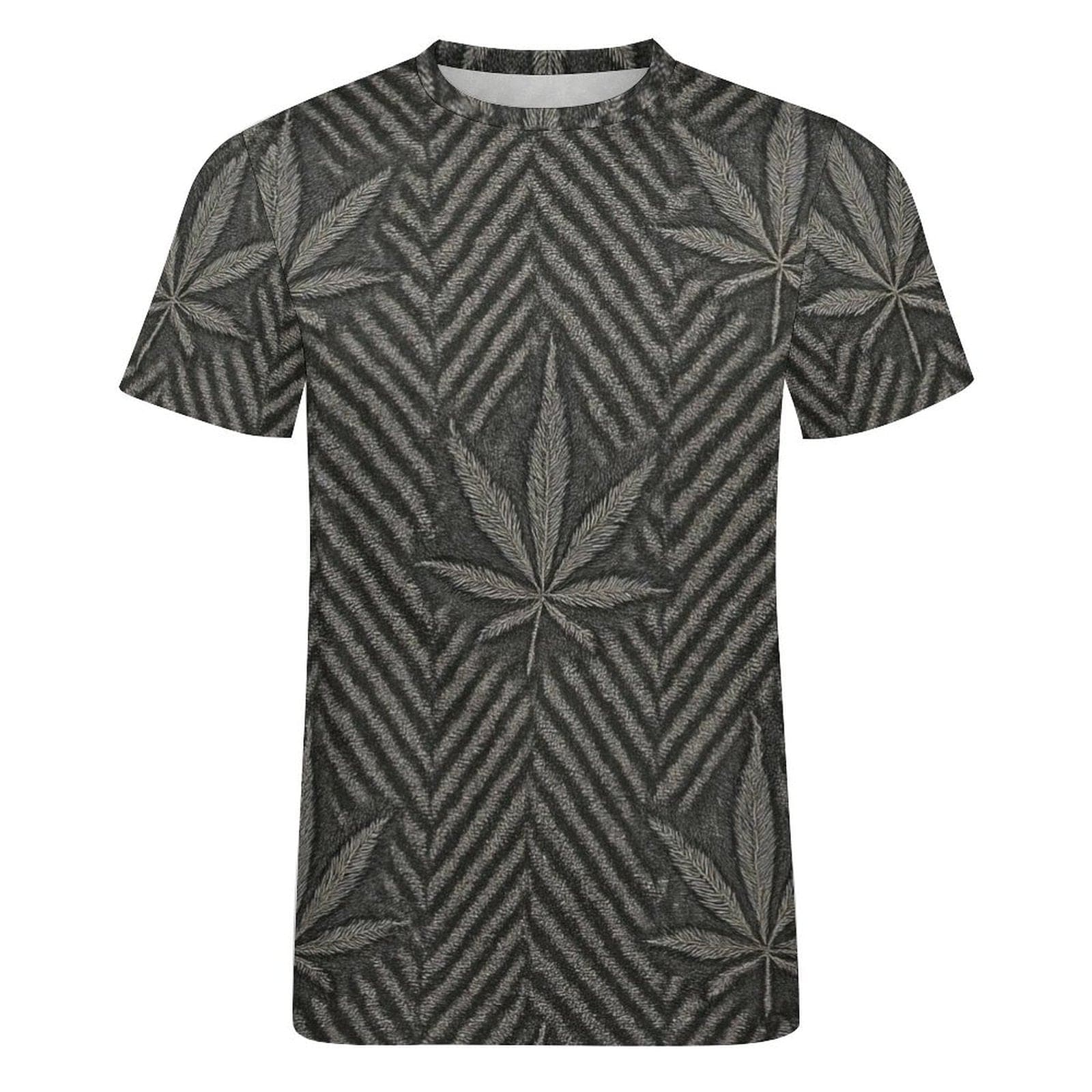 Herringbone Men's Cotton T — sleeve detail close-up