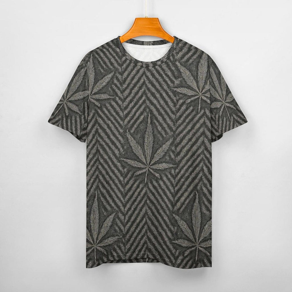 Herringbone Men's Cotton T — back flat lay