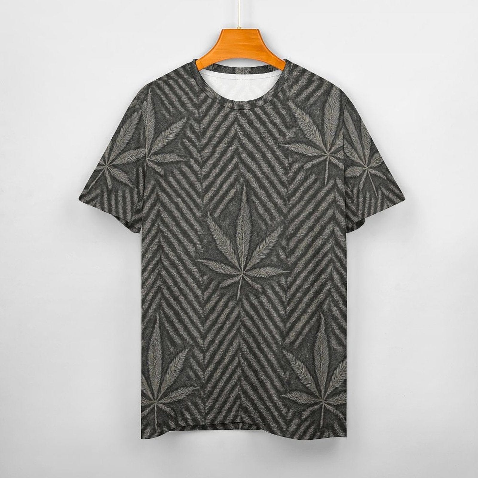 Herringbone Men's Cotton T — back flat lay