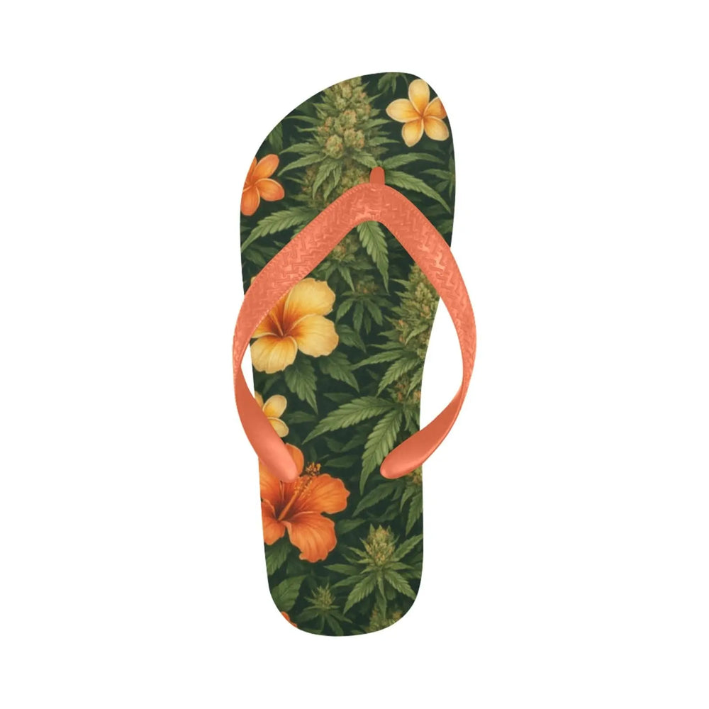 Chanclas de hibisco