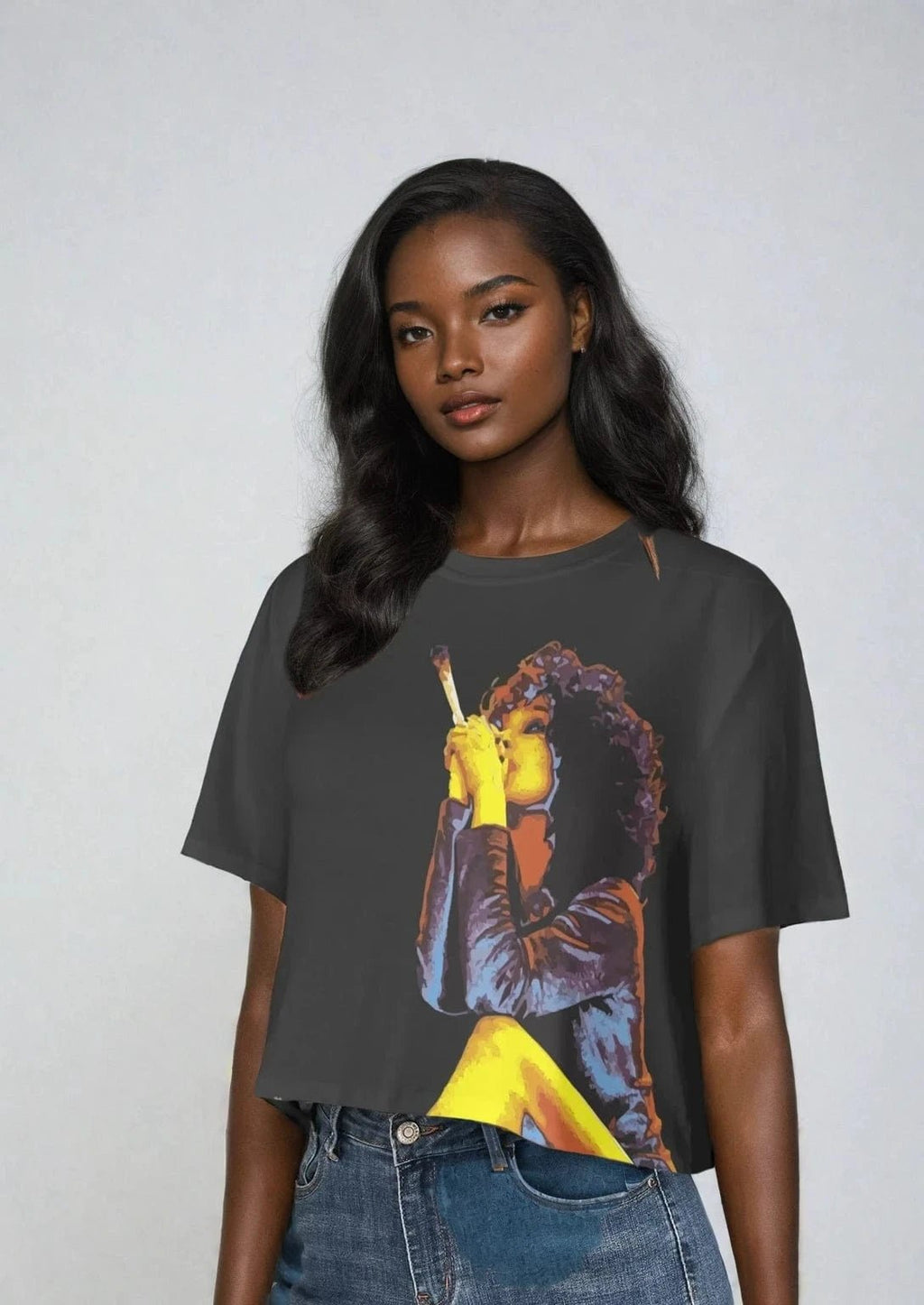 Hotbox Goddess Crop Top Women's Cropped T-shirt (T80)