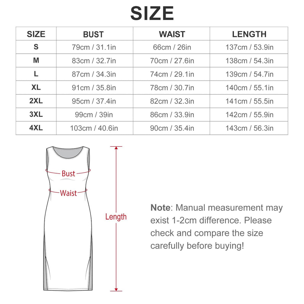 Hotbox Goddess Sleeveless Bodycon Side Slit Dress long dress