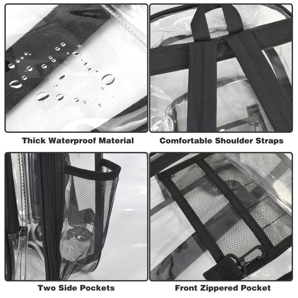 Jane Dope Clear Bag PVC Transparent Backpack
