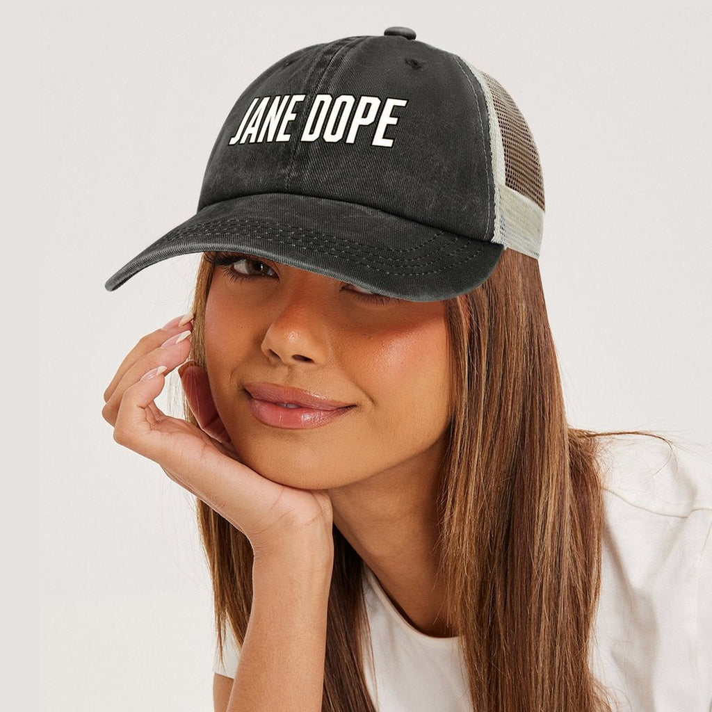 DOPE CUP '26 Trucker Hat — black colourway