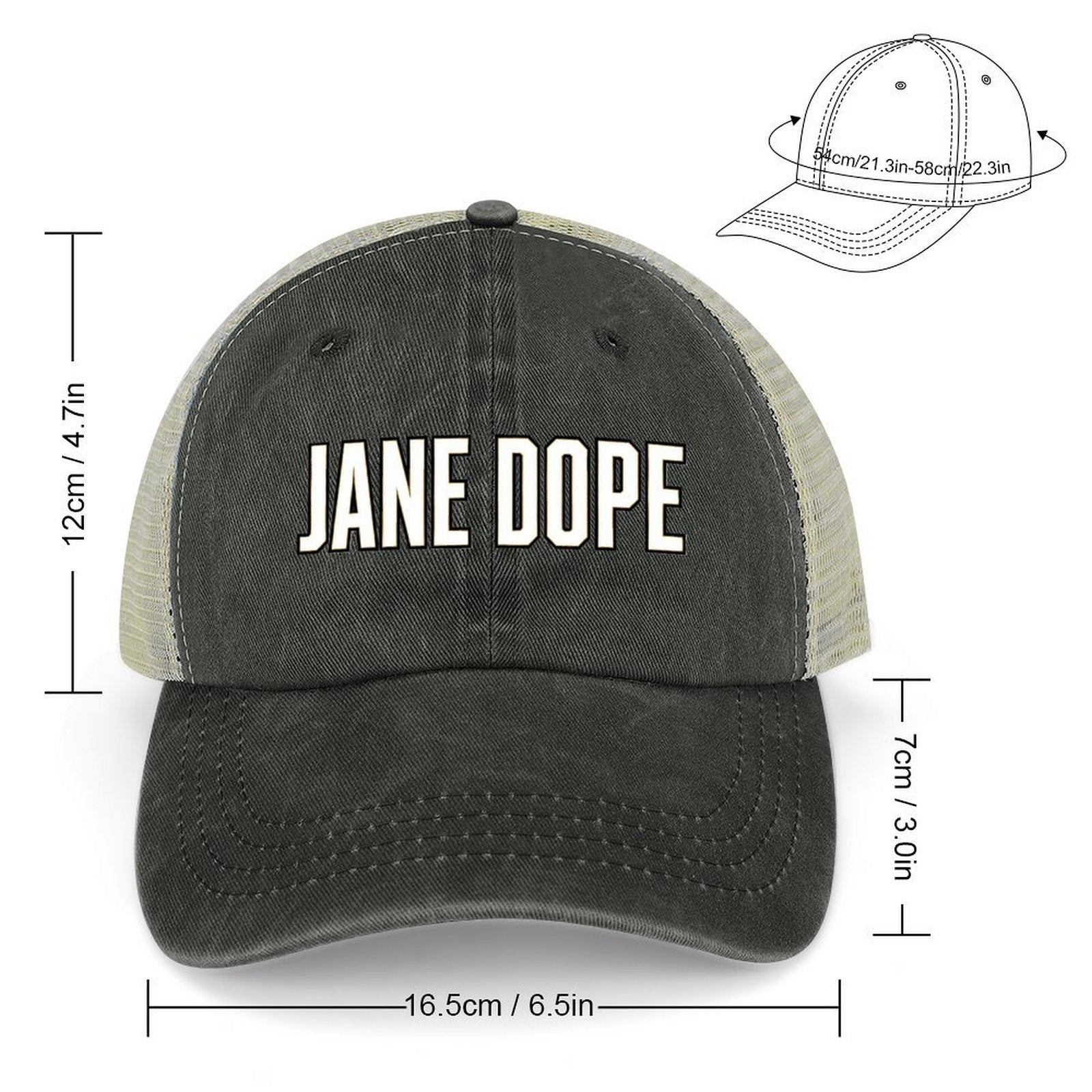 DOPE CUP '26 Trucker Hat — navy colourway