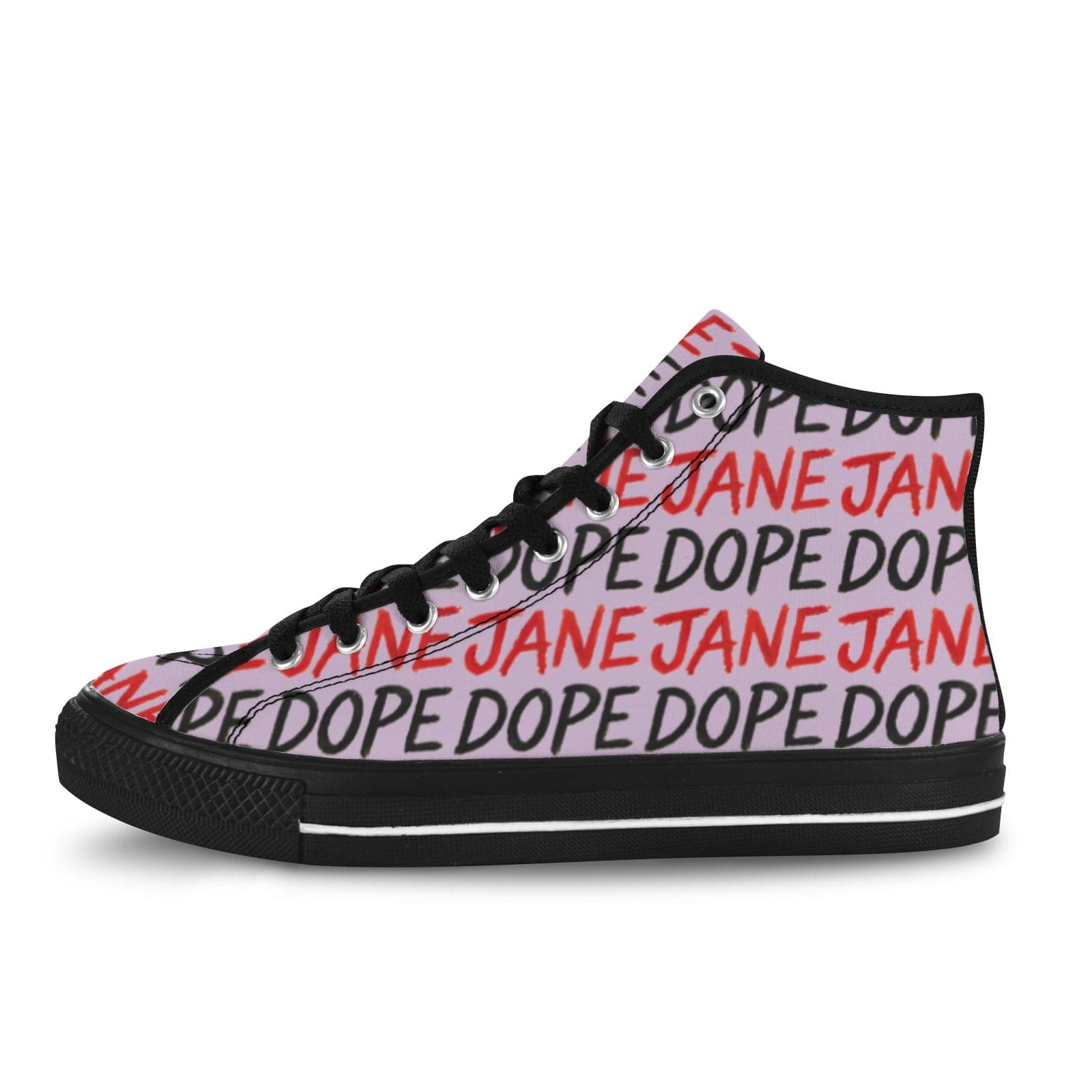 Dope N Lipstick Vancouver High Top — back view