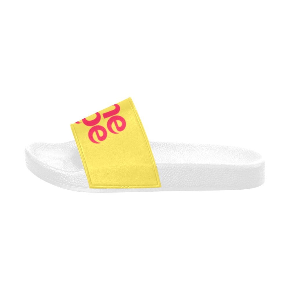 Jane Dope logo print slide sandals, sole detail