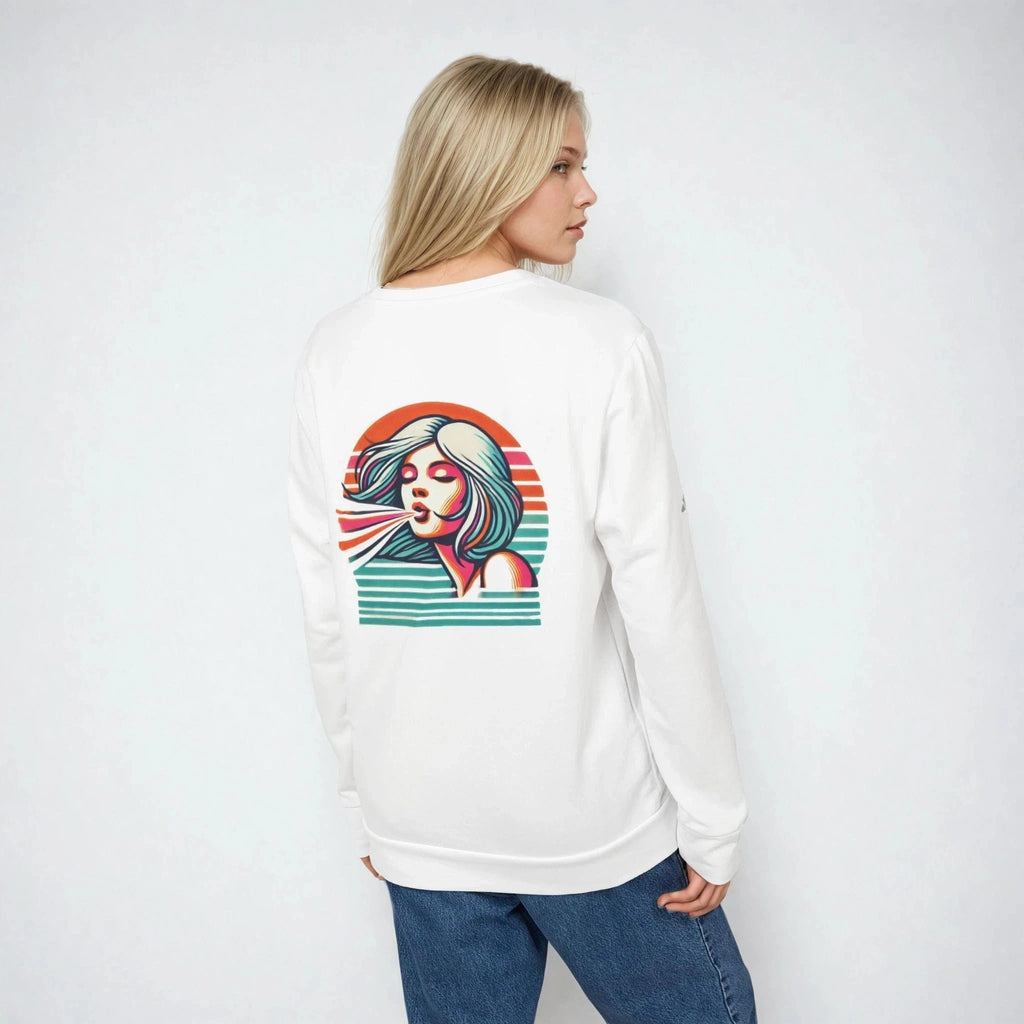 Jane Dope Sport Unisex Crewneck White XS Sweatshirt
