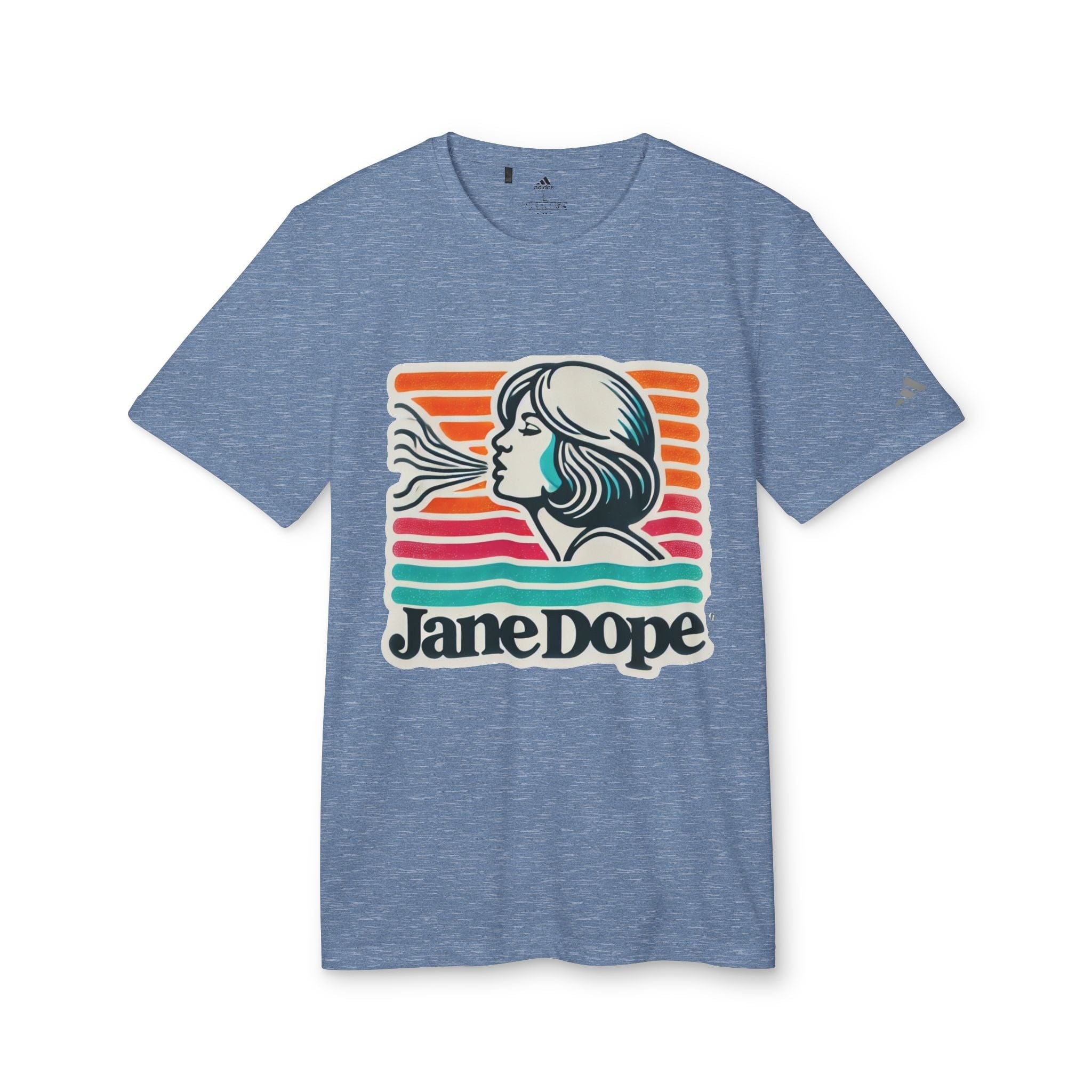 Jane Dope Sport Unisex Tee Collegiate Navy Heather T-Shirt