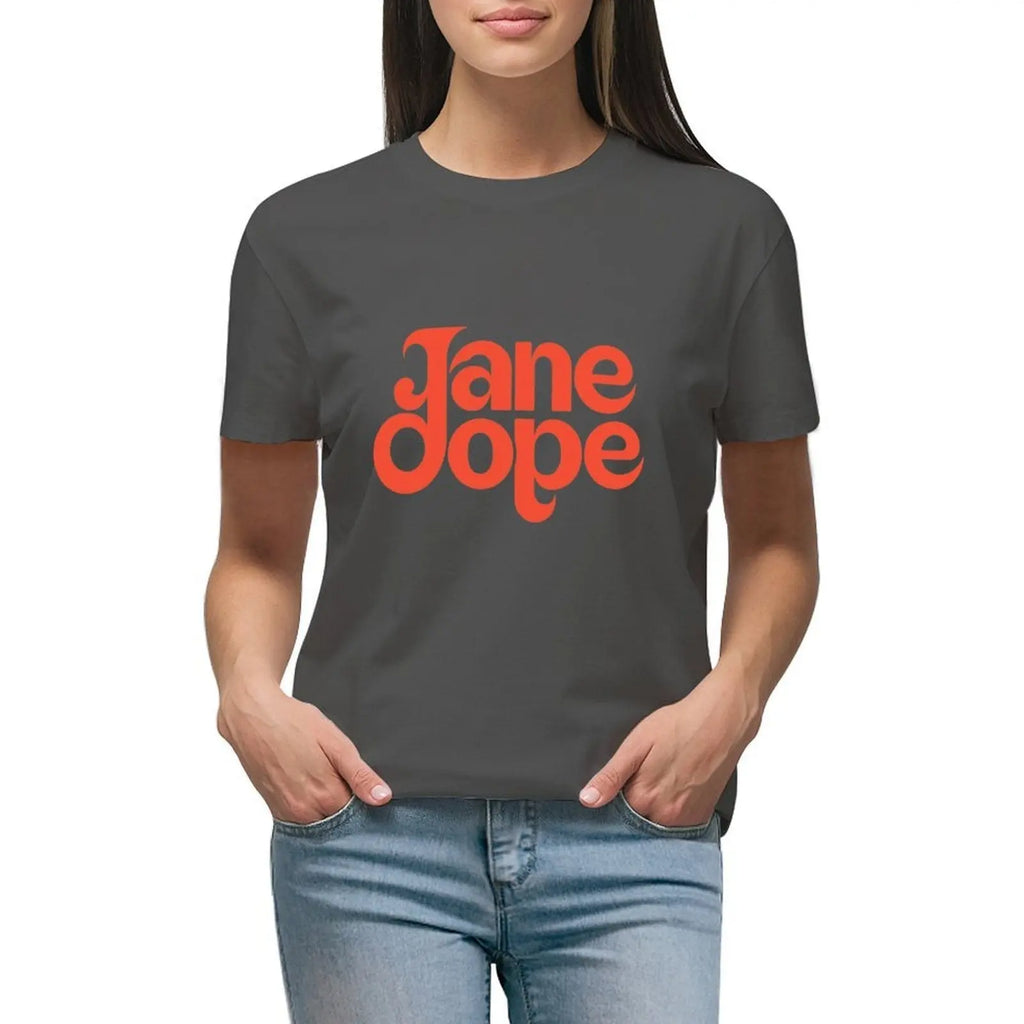 Jane Dope Women's T Plus Sized — dark grey colourway