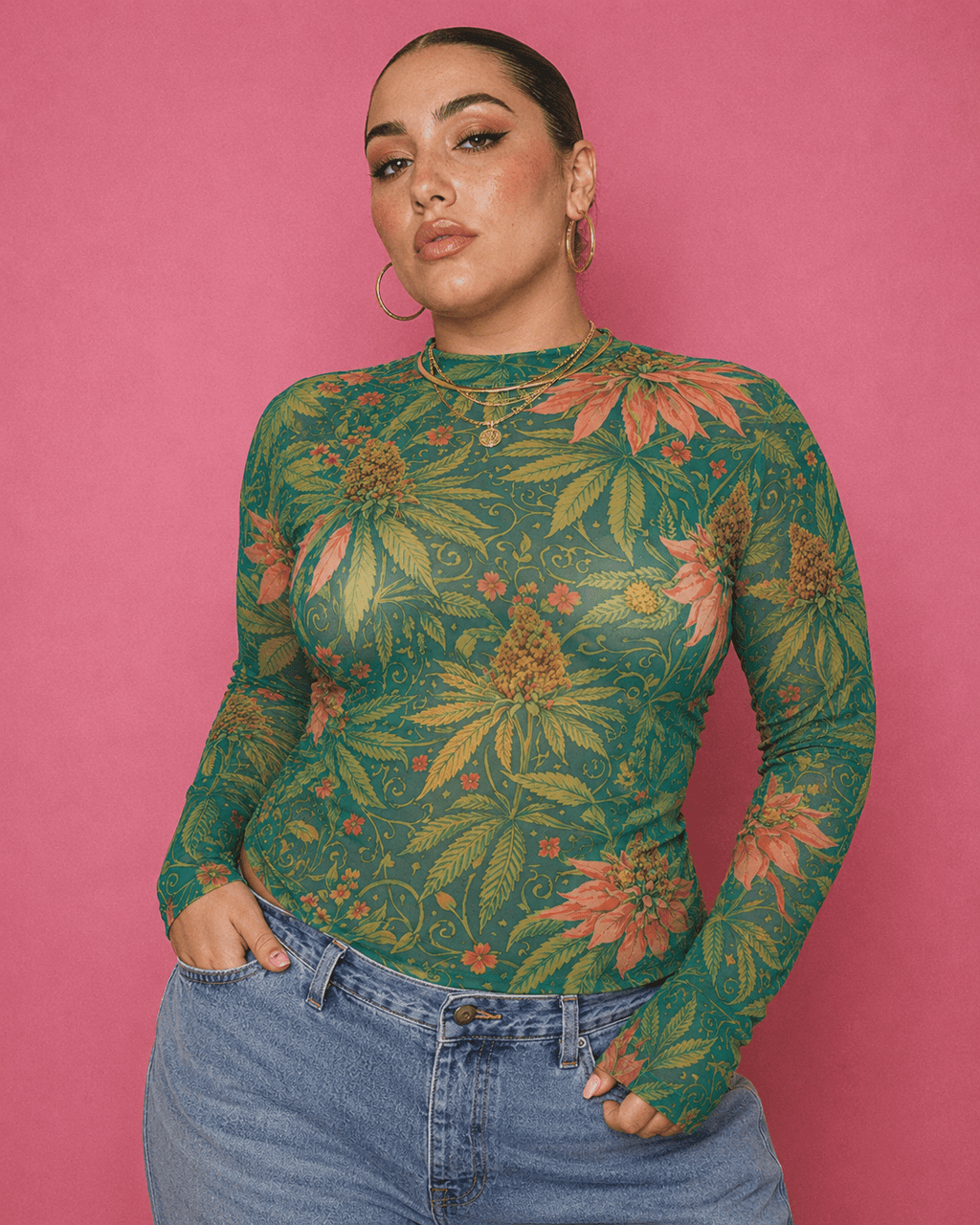 Kush Mesh long sleeve shirt Yoycol