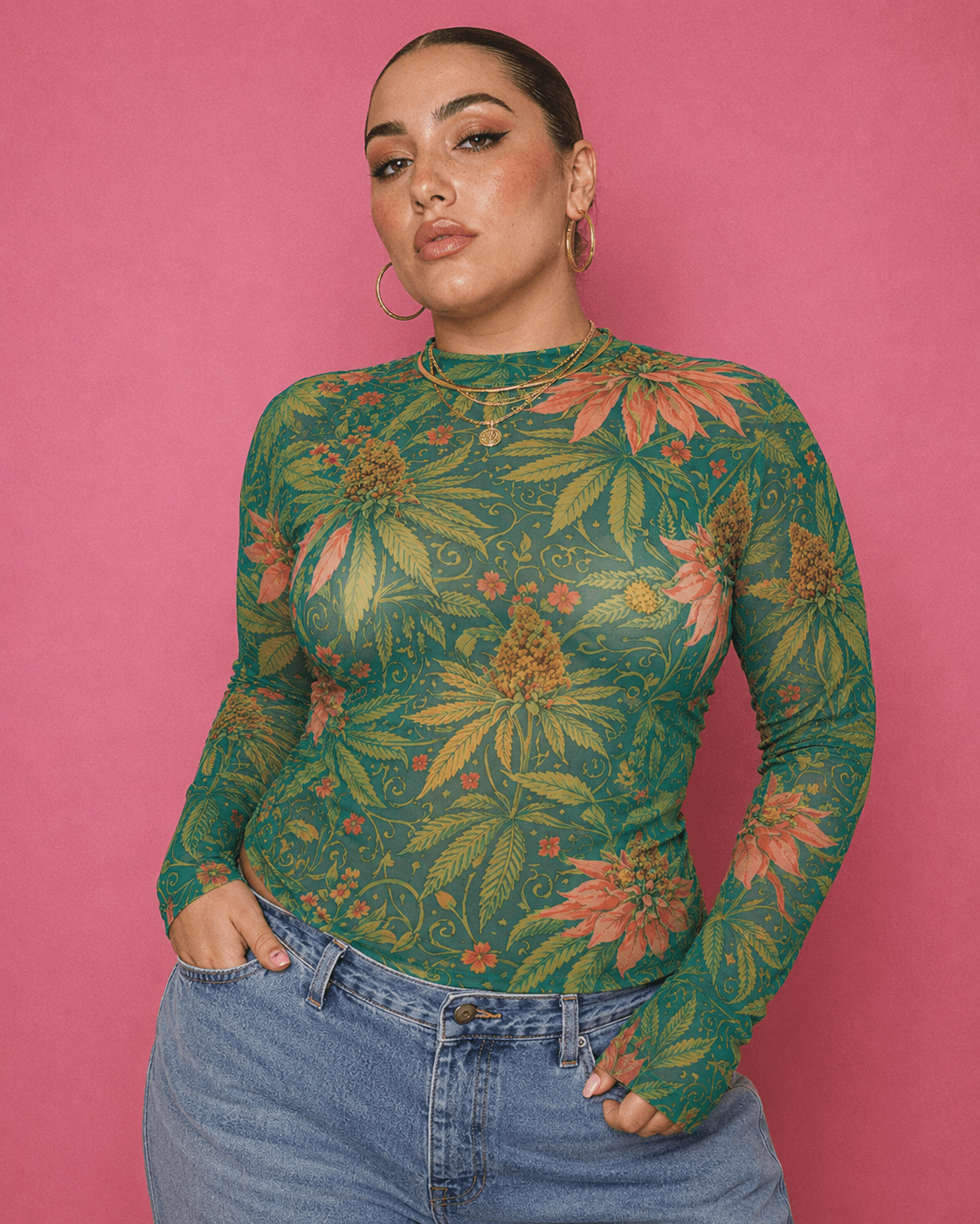 Kush Mesh long sleeve shirt Yoycol
