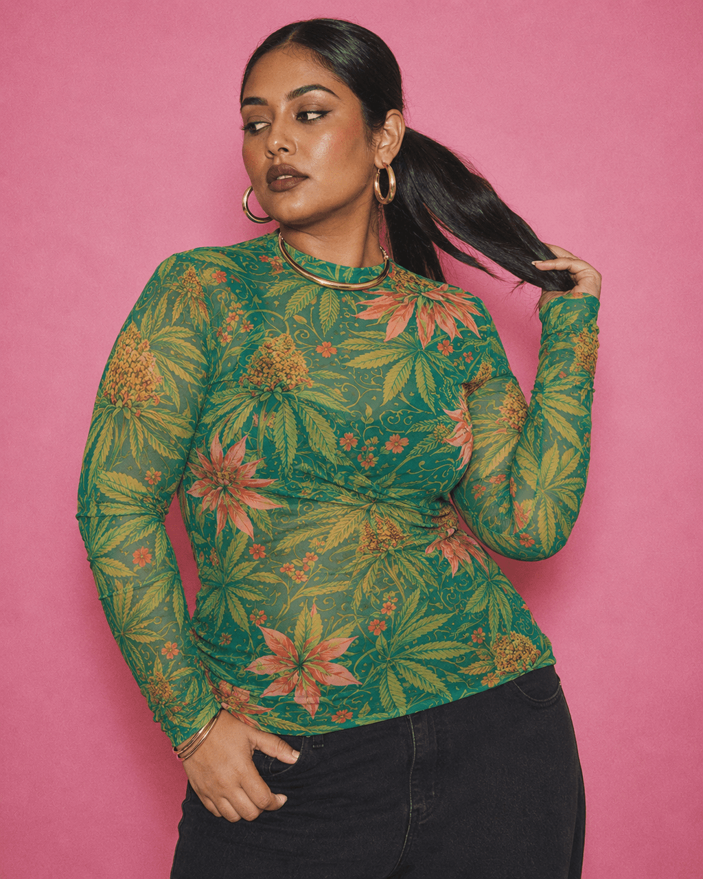 Kush Mesh long sleeve shirt Yoycol