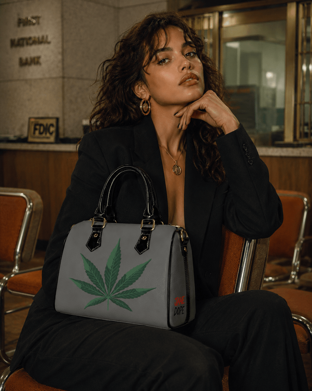 Leaf Bag - Vegan Leather Artsadd