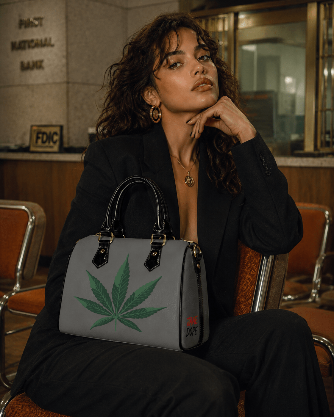 Leaf Bag - Vegan Leather Artsadd