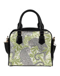 Jane Dope leopard print structured shoulder bag, front view