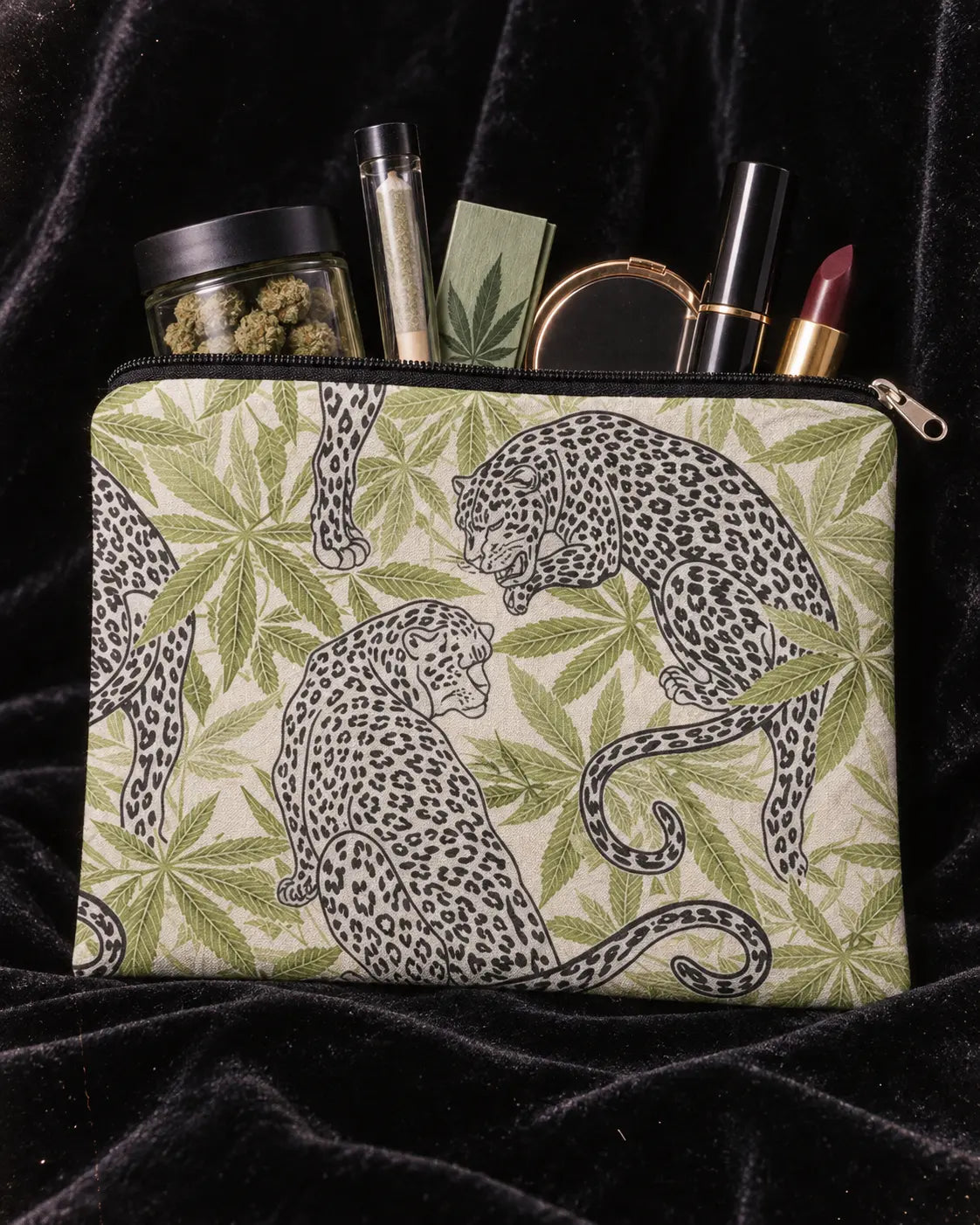 Leopard Stash Pouch Artsadd