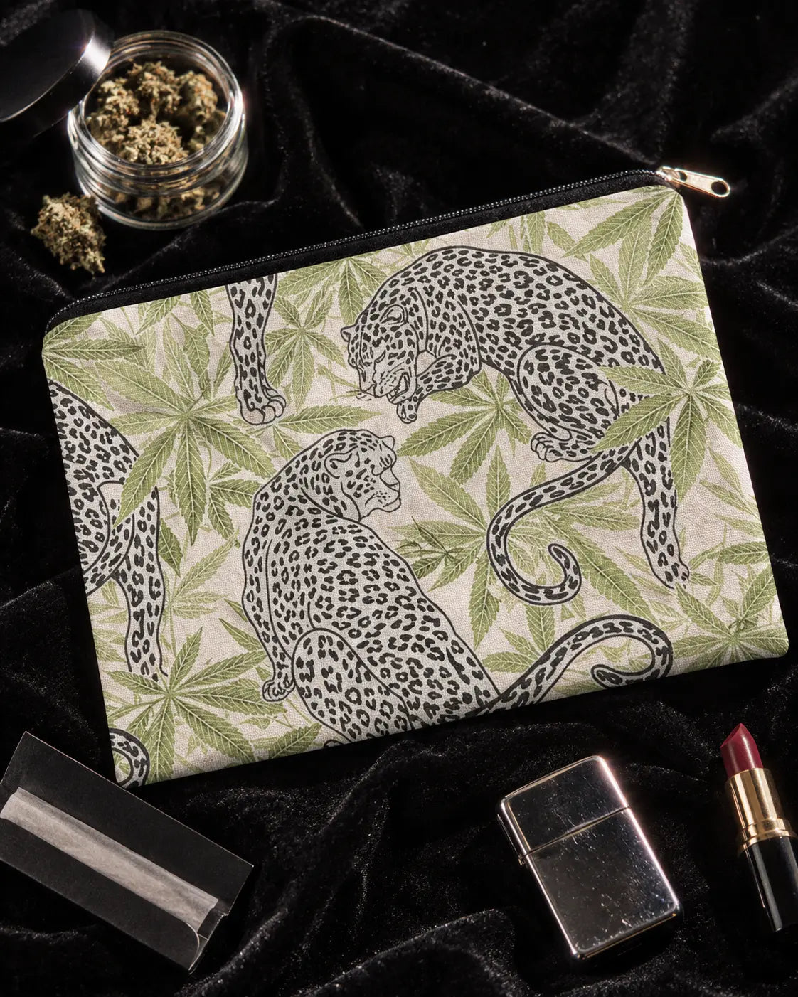 Leopard Stash Pouch Artsadd