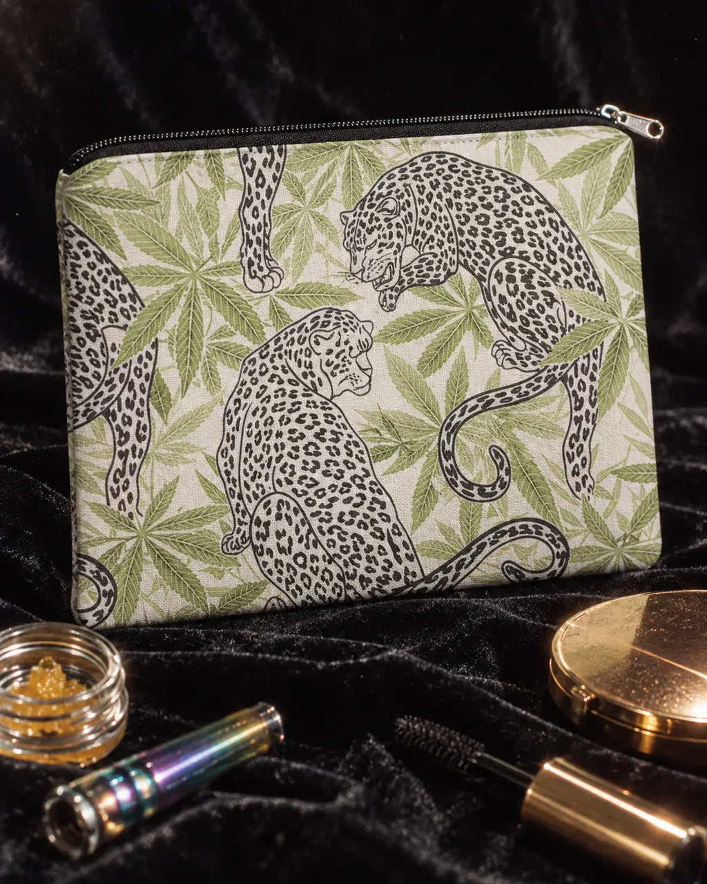 Leopard Stash Pouch Artsadd