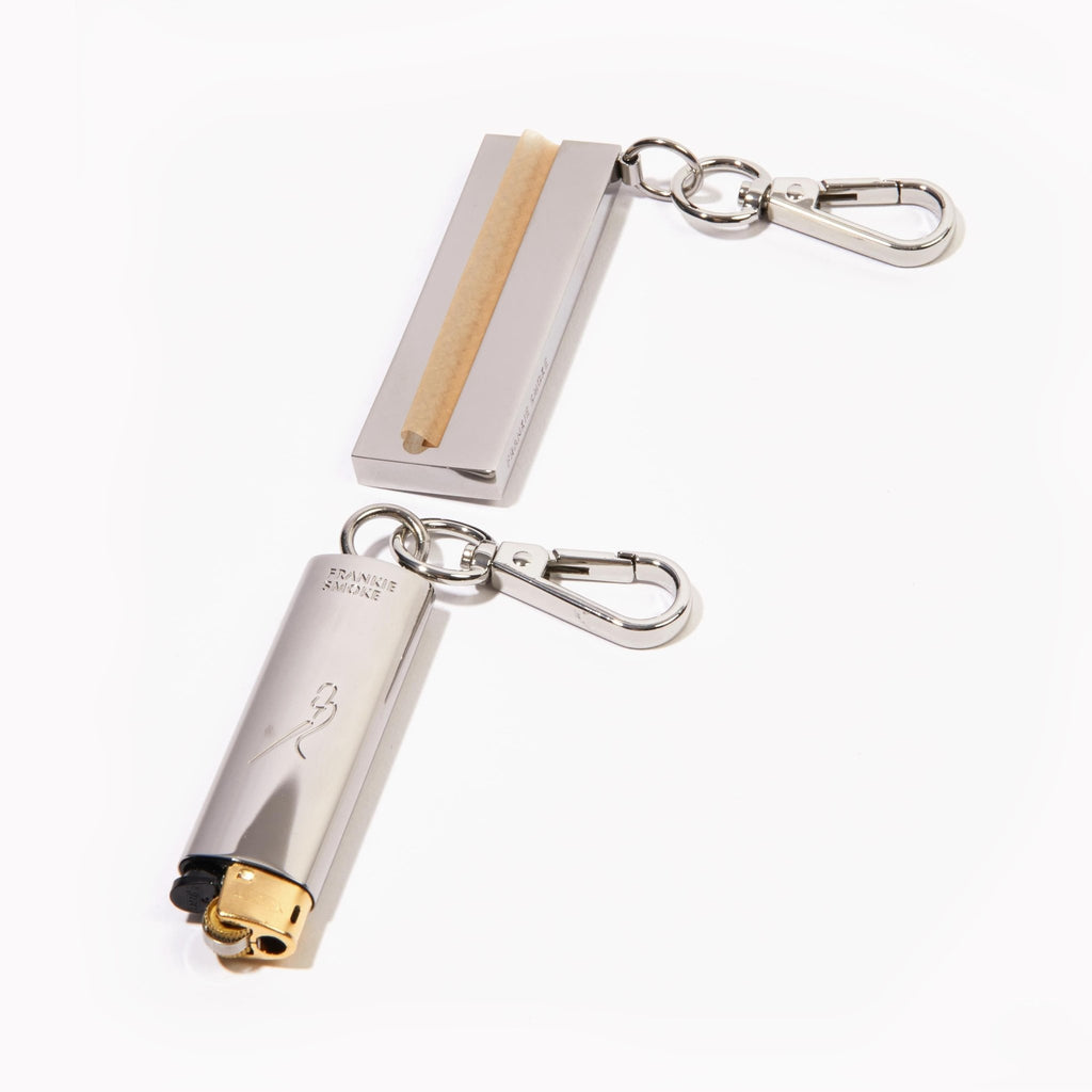 Lighter keychain, size comparison shot