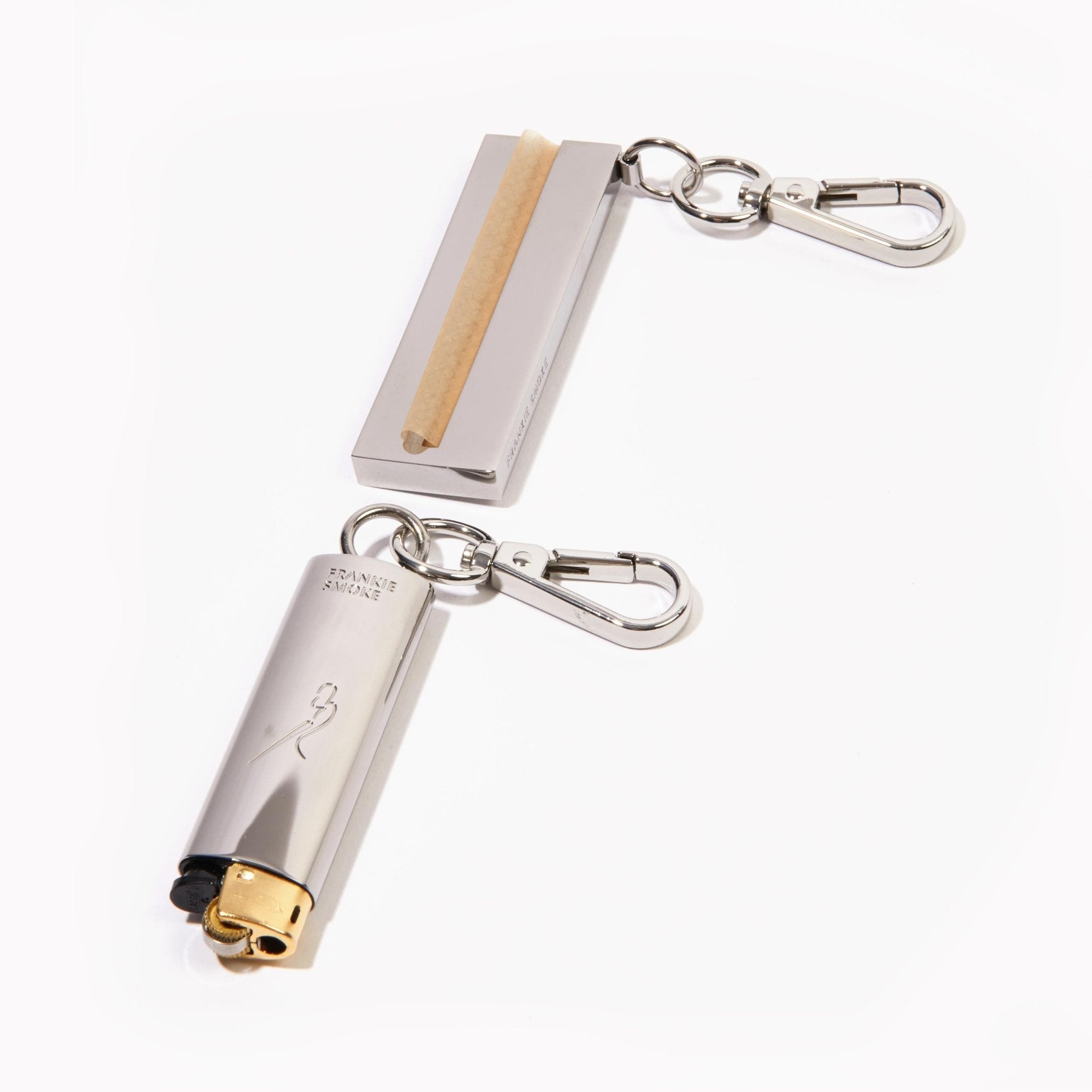 Lighter keychain, size comparison shot