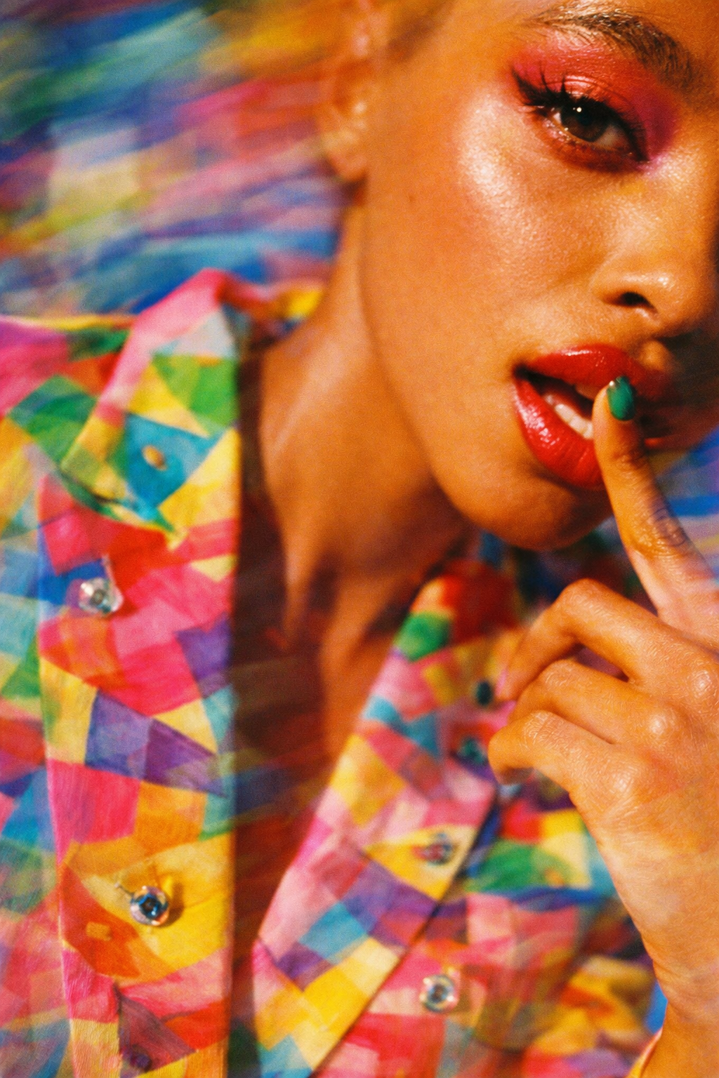 MAX LIP Double Breasted Blazer — back view