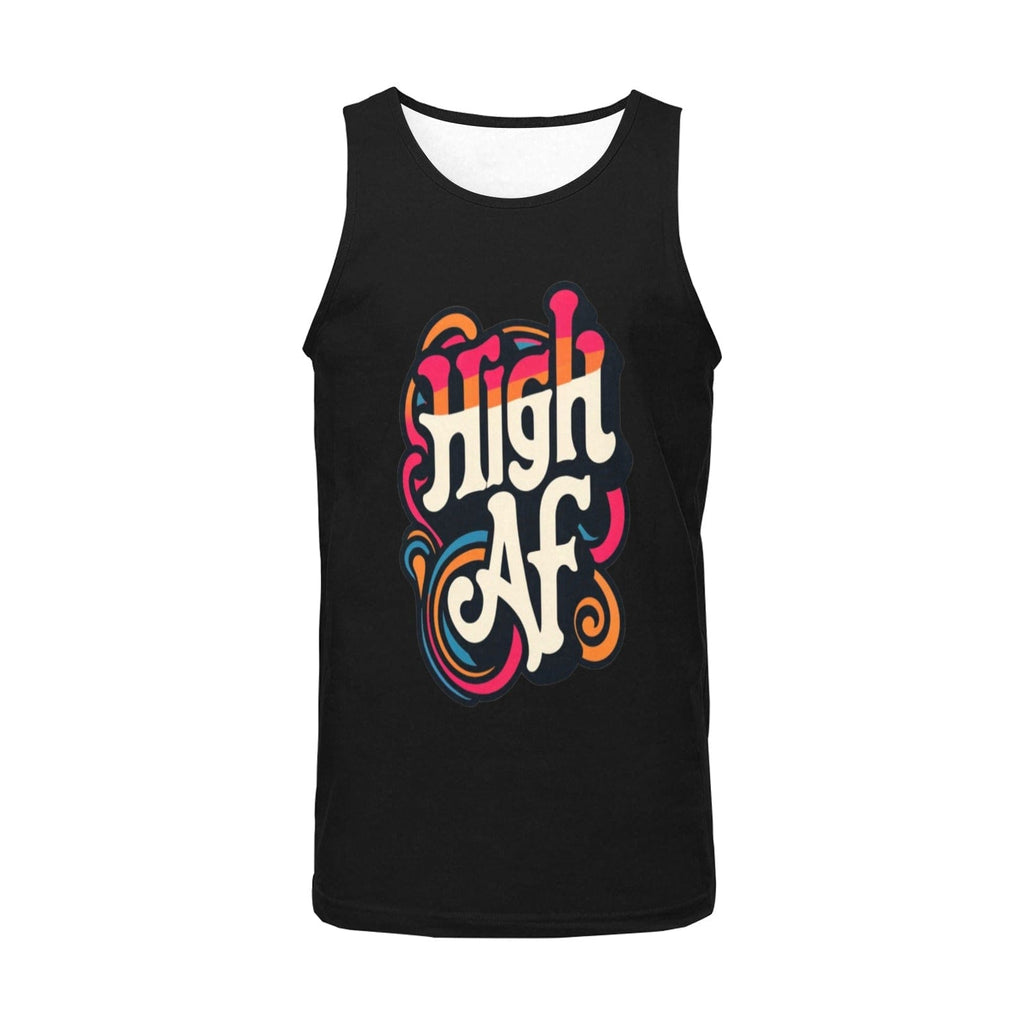 Mens High AF Dope Tank Men's All Over Print Tank Top (T57)