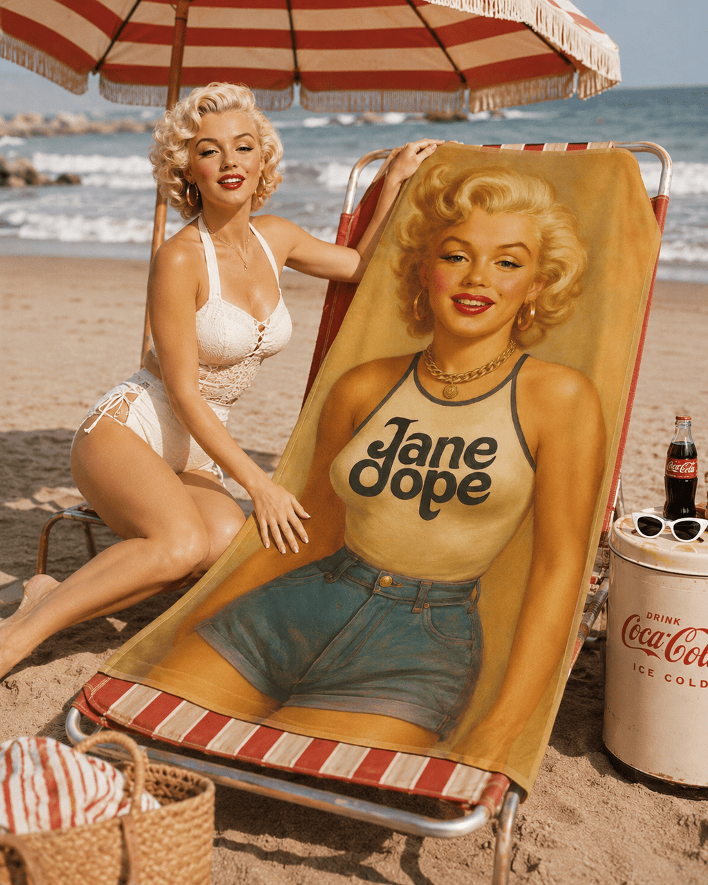 Monroe Beach Towel Artsadd