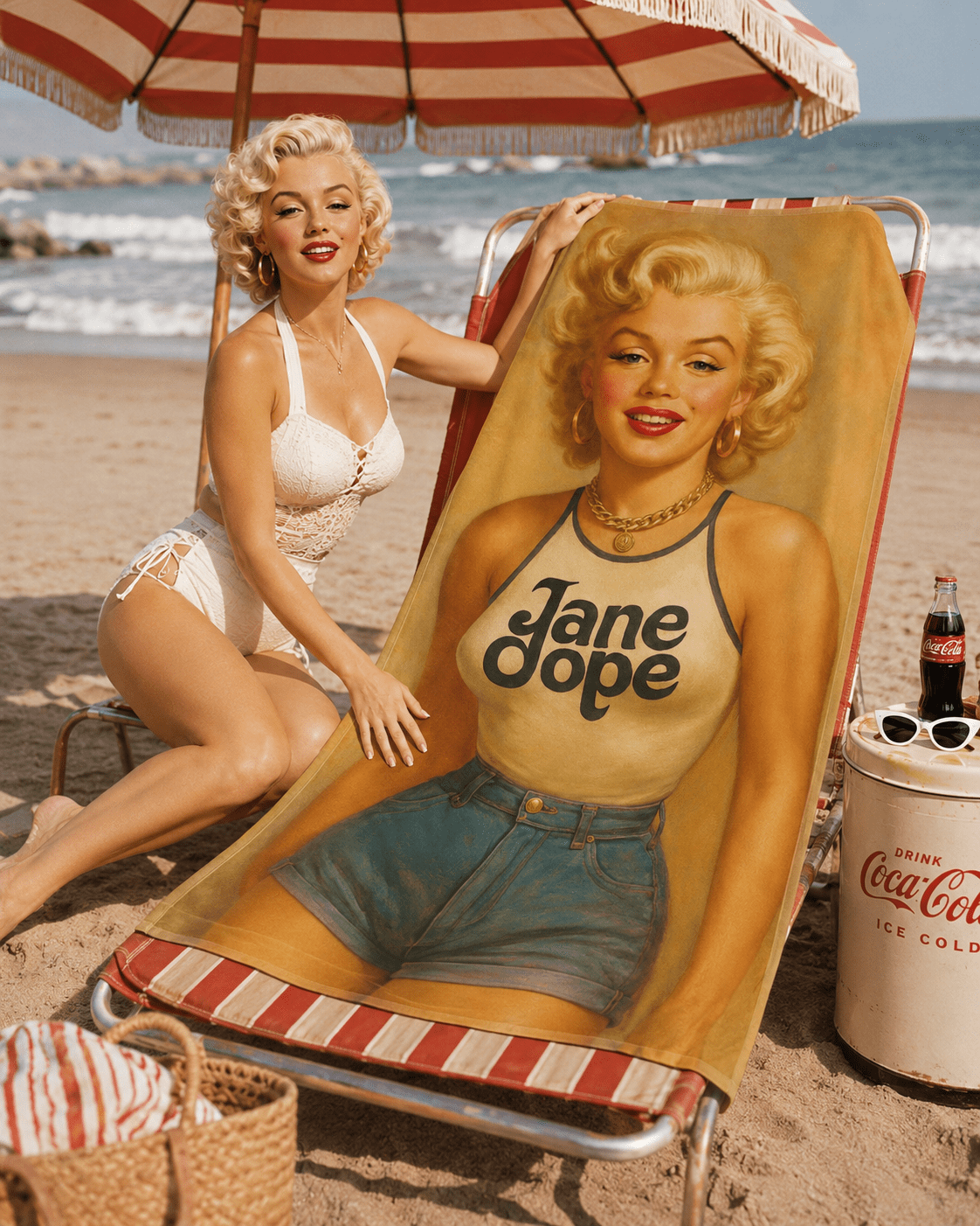 Monroe Beach Towel Artsadd