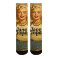 Jane Dope Monroe Socks Unisex — Marilyn Monroe print crew socks