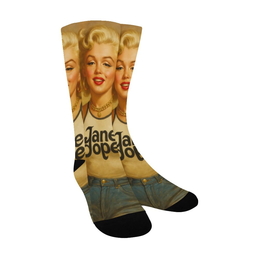 Monroe Socks — print detail close-up