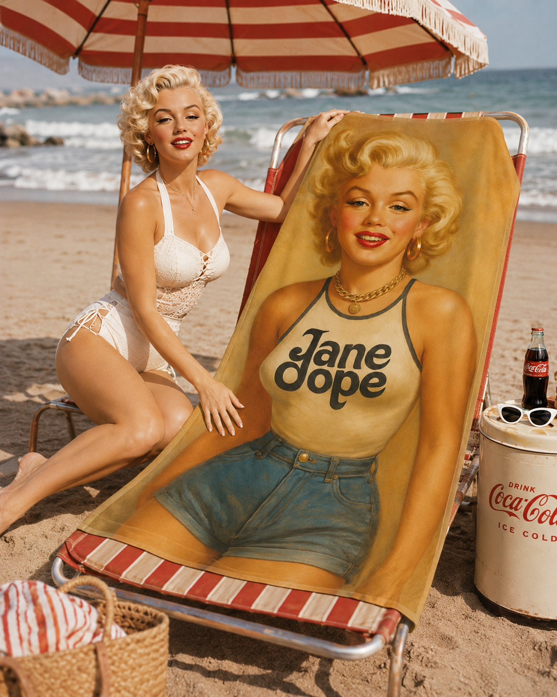 Monroe Beach Towel Artsadd
