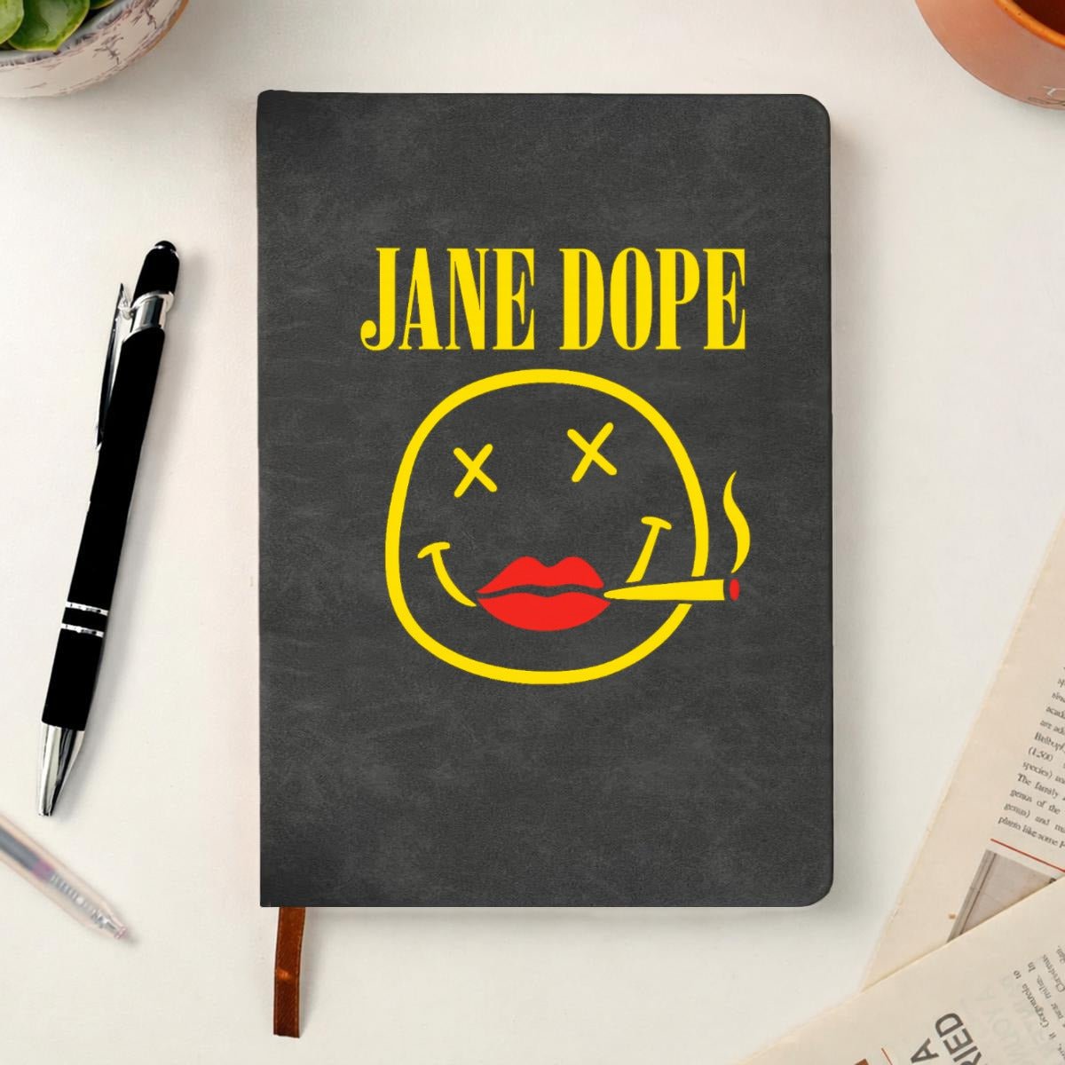 Nirvana Dope Notebook — open spread showing interior pages