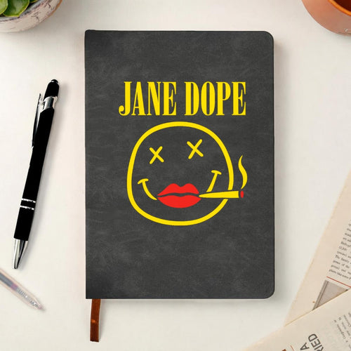 Nirvana Dope Notebook — open spread showing interior pages