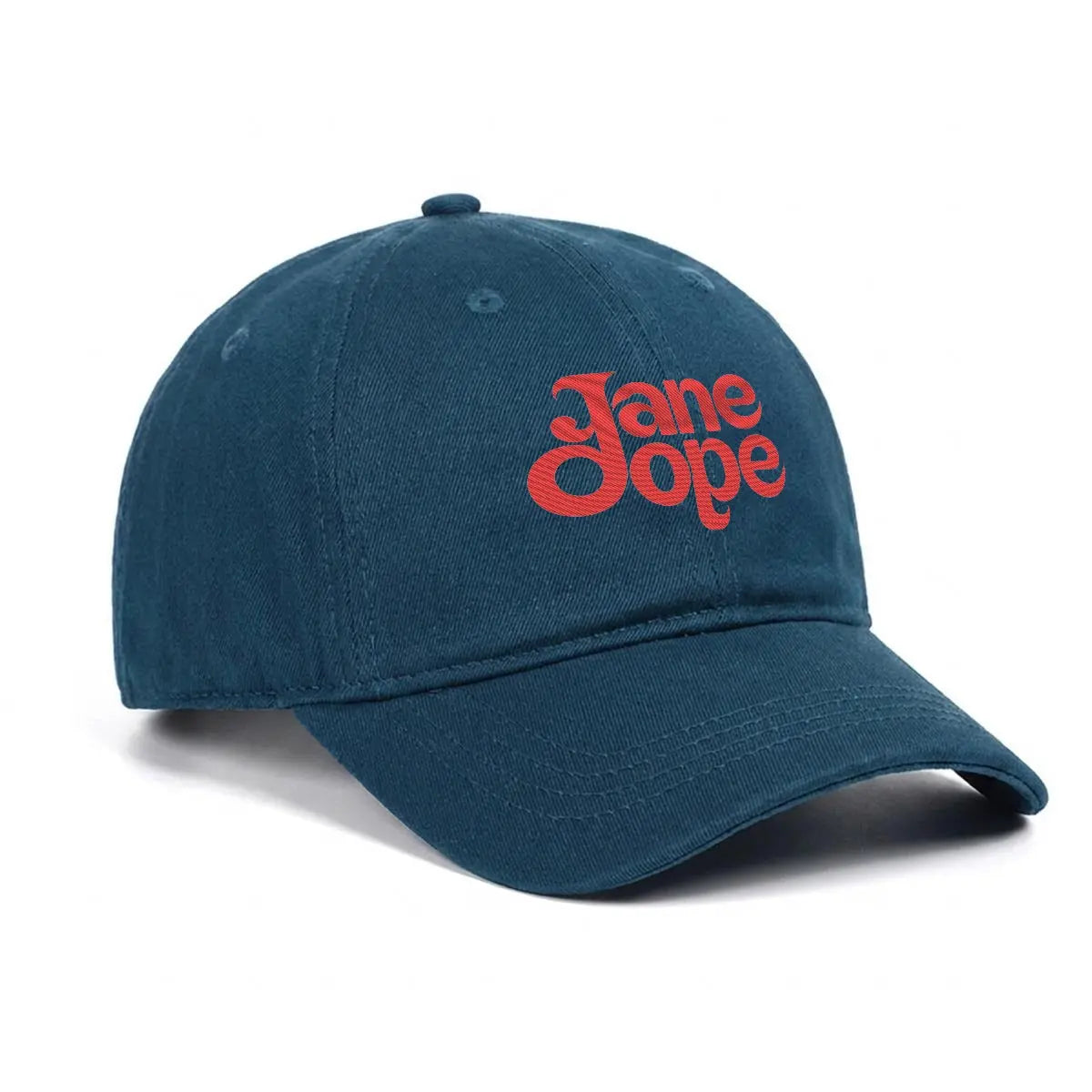 Embroidery Soft-Crown Flat Cap Yoycol