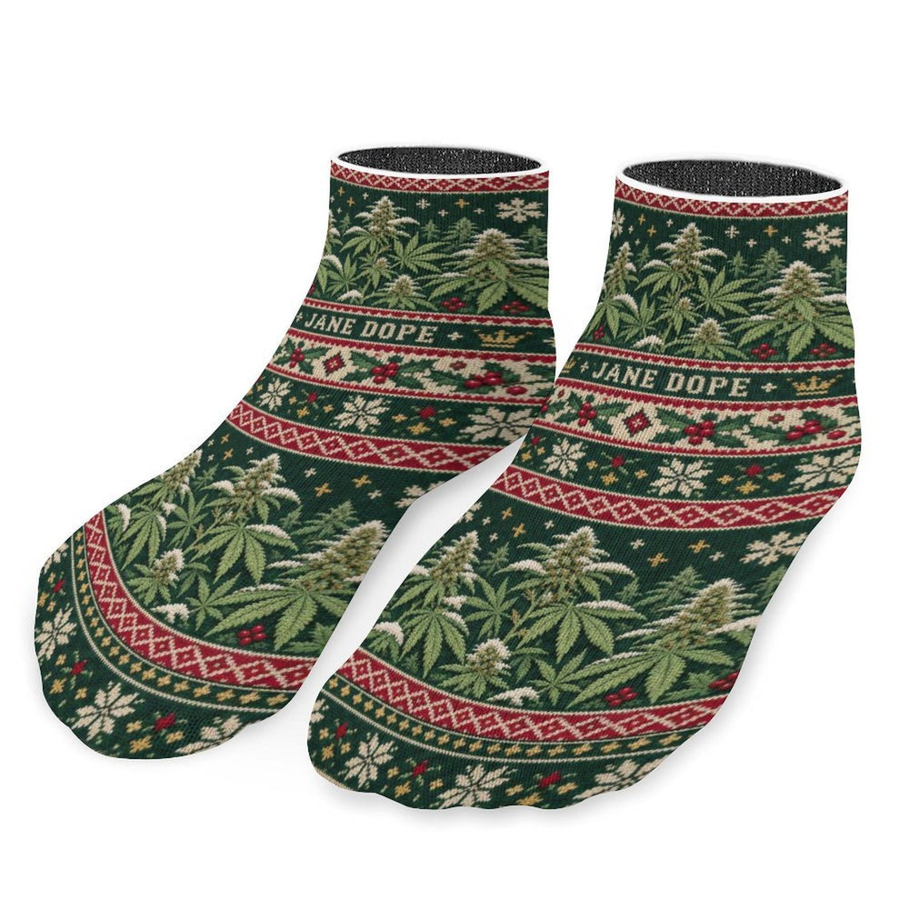 Nugs & Mistletoe Ankle Socks