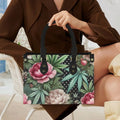 Peony & Pot Mini Leathery Burk PU Leather Handbag-Small (1747)